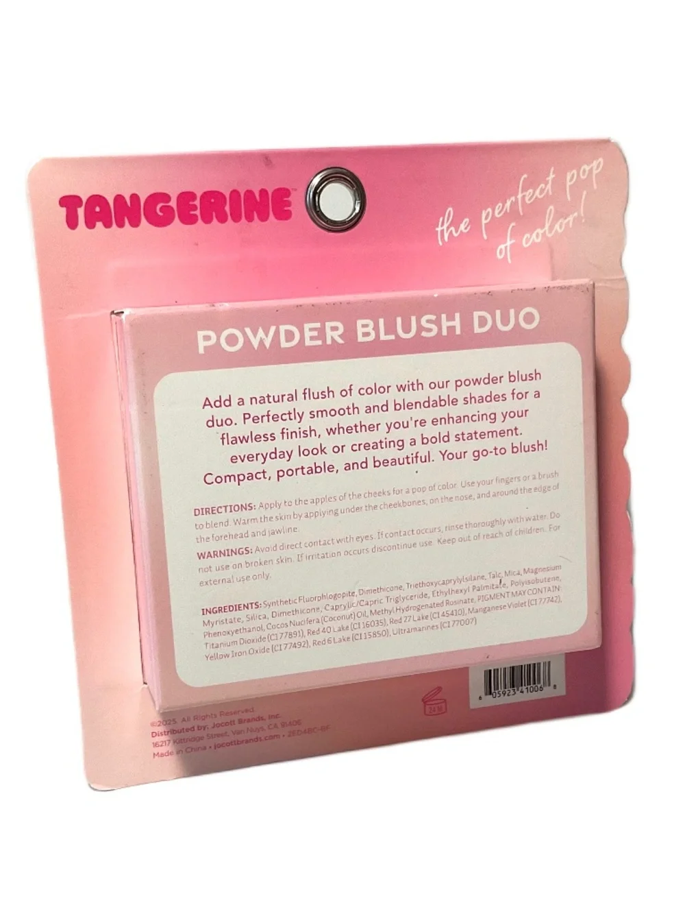 Tangerine Powder Blush Duo - 2 Blush Compacts